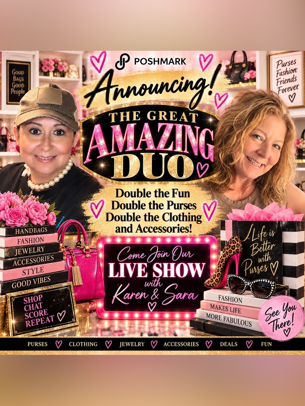 PoshGlamMa's Closet Live Show- The Amazing Duo